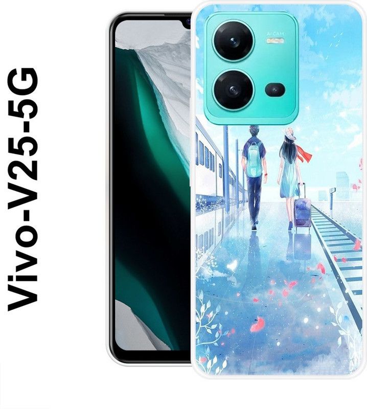 SUPER CASE Back Cover for Vivo V25 5G  (Multicolor, Grip Case, Silicon)