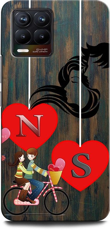 ORBIQE Back Cover for Realme 8 Pro RMX3081 NS, N LOVE S, S LOVE N, N LETTER, S LETTER, NS NAME  (Multicolor, Hard Case, Pack of: 1)