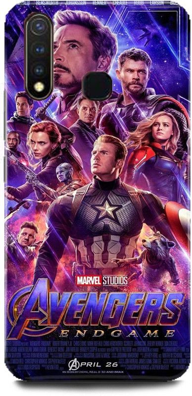 MP ARIES MOBILE COVER Back Cover for Vivo U20, Vivo 1921,Avenger,Logo,Avengers,Marvels,Superhero,superheroes,avengers,end,game,  (Multicolor, Hard Case, Pack of: 1)