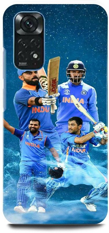 play fast Back Cover for POCO M4 Pro MS, DHONI, VIRAT, KOHLI, KL, RAHUL, ROHIT, SHARMA  (Blue, Hard Case, Pack of: 1)