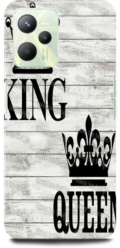 play fast Back Cover for Realme C35, RMX3511 KING, QUEEN, RAJA, RAANI, PRINCE, PRINCESS  (White, Hard Case, Pack of: 1)