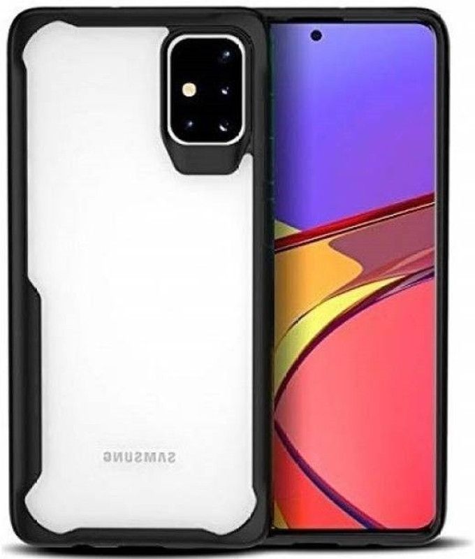 NIKICOVER Back Cover for Vivo Y20A, Vivo Y20G  (Black, Shock Proof, Pack of: 1)