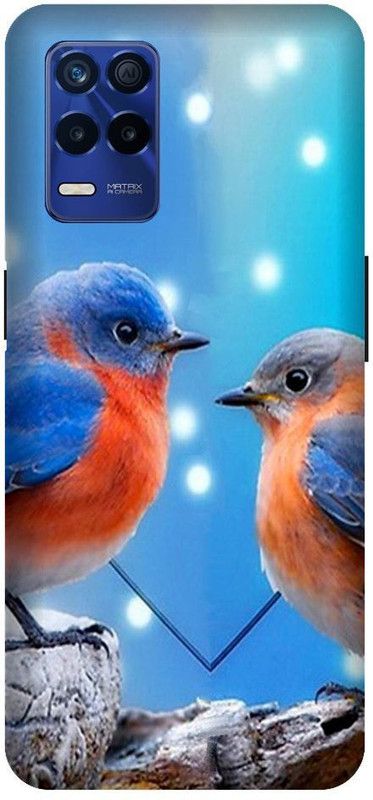 BARMANS Back Cover for Realme 8 5G Birds, Sweet birds, cute, Nature, Love birds, Love  (Multicolor, Shock Proof, Pack of: 1)