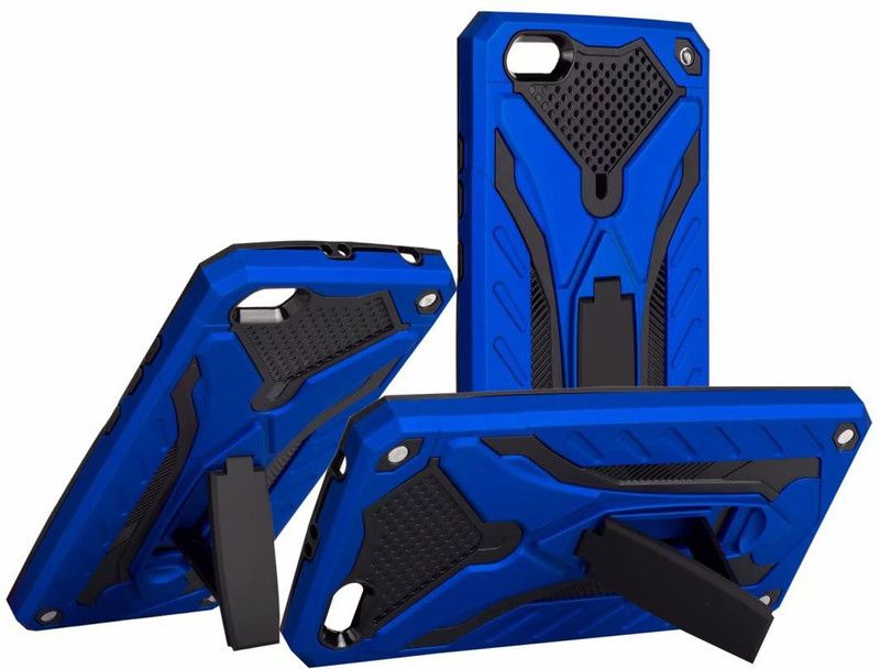 VAKIBO Back Cover for Mi Redmi 6A  (Blue, Rugged Armor, Pack of: 1)