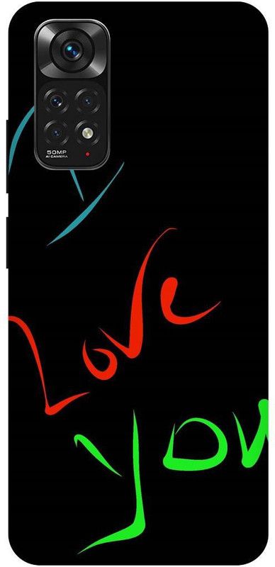 THE NARAYANA COLLECTIONS Back Cover for REDMI NOTE 11-KUAR,QUEEN,BABY,GIRLS,LOVE  (Multicolor, Hard Case, Pack of: 1)