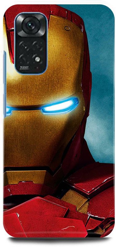 play fast Back Cover for POCO M4 Pro IRON, MAN, MARVEL, SUPER, HERO  (Red, Hard Case, Pack of: 1)