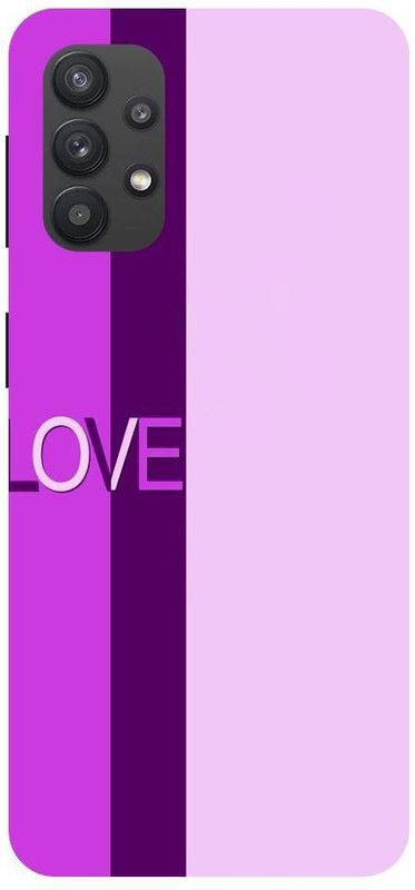Wall Art Back Cover for SAMSUNG GALAXY M32 (5G) Pattern, Love, Liner Printed  (Multicolor, Dual Protection, Pack of: 1)