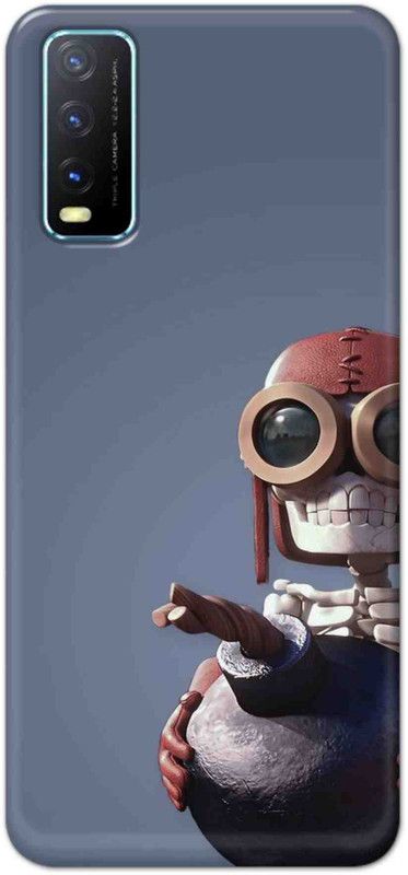 SIDEKICK SOTER Back Cover for Vivo Y20  (Multicolor, Anti-radiation, Pack of: 1)
