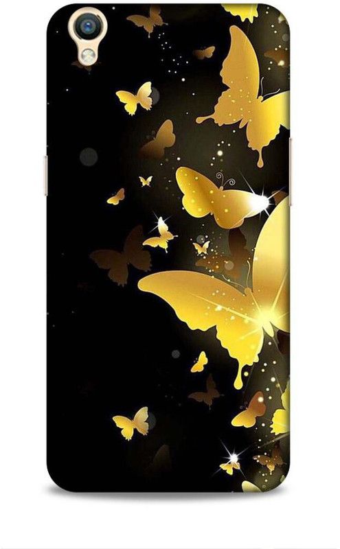 Printabulous Back Cover for Oppo A37, Oppo A37f  (Black, Gold, Waterproof)