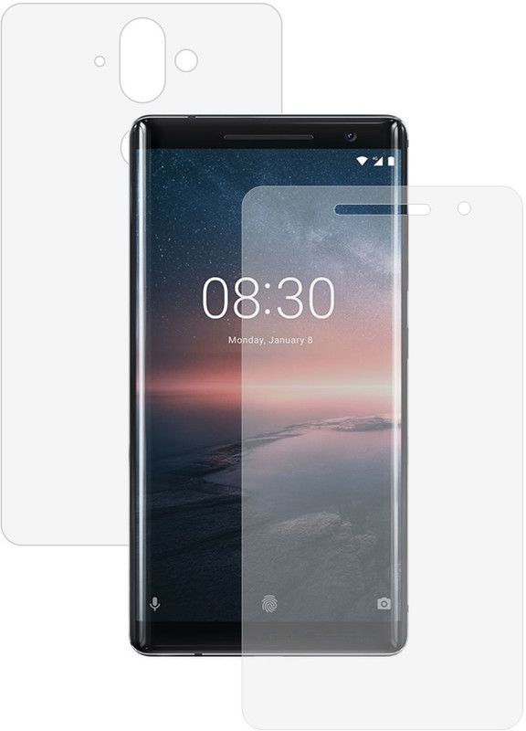 CASE CREATION Front and Back Screen Guard for Nokia 8 Sirocco 2018  (Pack of 2)