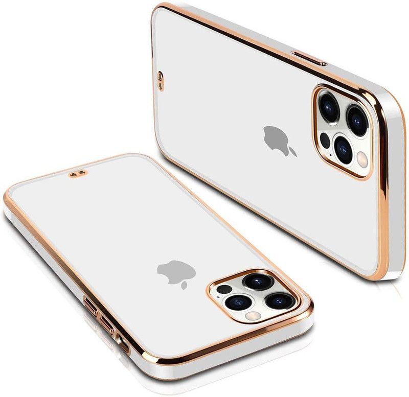 Zoy Back Cover for Aple iphone 11 pro max, Chrome  (White, Shock Proof, Silicon, Pack of: 1)
