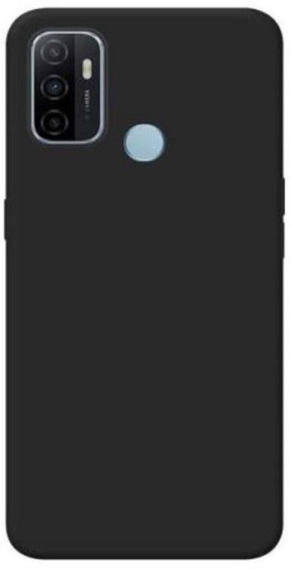 91 brand Back Cover for Oppo A54  (Black, Flexible, Silicon, Pack of: 1)