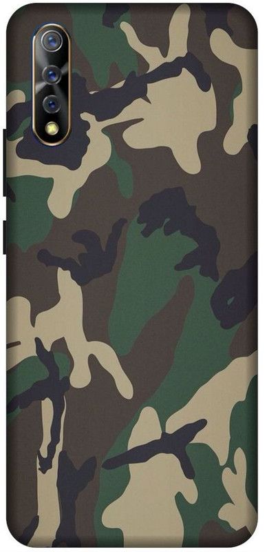 SSMORYA Back Cover for Vivo Z1x Army Dress Printed Back Cover  (Multicolor, Waterproof, Pack of: 1)