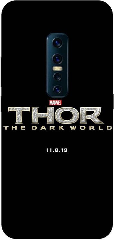SSMORYA Back Cover for Vivo V17 Pro/Vivo 1909 Thor Hammer Printed Back Cover  (Multicolor, Waterproof, Pack of: 1)