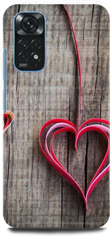 play fast Back Cover for POCO M4 Pro HEART, LOVE, COUPLE, SHAPE  (Grey, Hard Case, Pack of: 1)