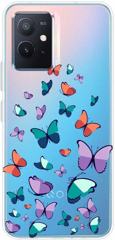 Flipkart SmartBuy Back Cover for iQOO Z6 5G  (Multicolor, Grip Case, Silicon, Pack of: 1)