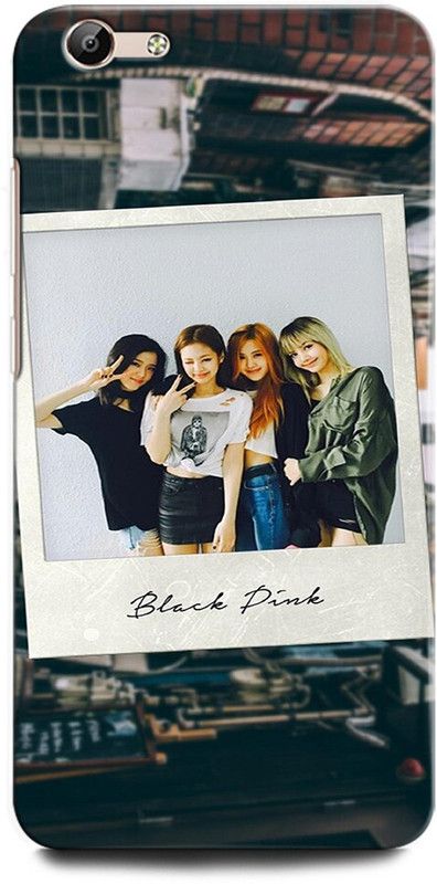 ORBIQE Back Cover for ViVO Y69 1714 LISA, JENNIE, ROSE, JISOO, BLACK PINK FRAME  (Multicolor, Hard Case, Pack of: 1)