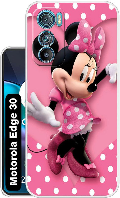 Case Club Back Cover for Motorola Edge 30 5G, Motorola Edge 30  (Pink, Grip Case, Silicon, Pack of: 1)