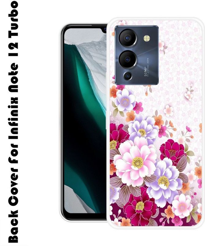 REALKING Back Cover for Infinix Note 12 Turbo  (Multicolor, Grip Case, Silicon, Pack of: 1)