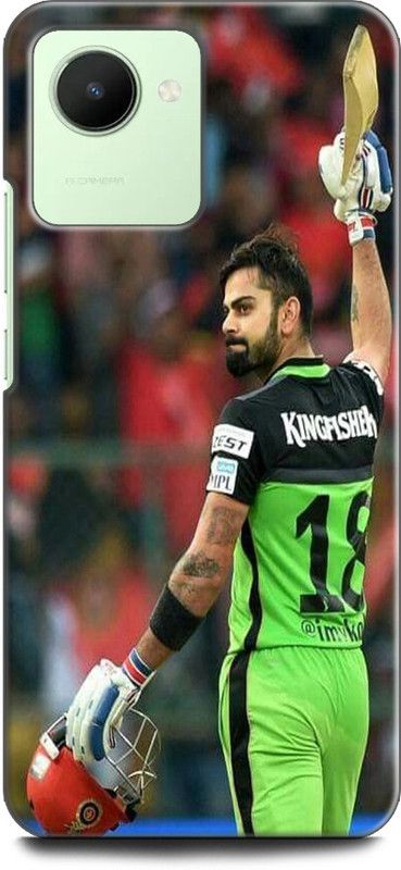 WallCraft Back Cover for Realme C30, RMX3581 VIRAT KOHLI, CRICKET, CAPTAIN, SPORTS  (Multicolor, Dual Protection, Pack of: 1)