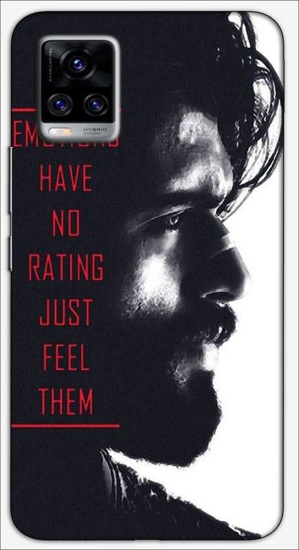 CROKIAN Back Cover for ViVO V20 Sad qoutes Back Cover  (Multicolor, Hard Case, Pack of: 1)