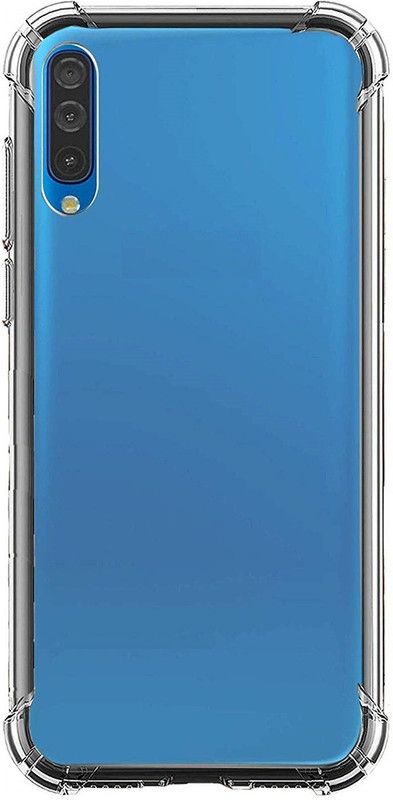 Phone Back Cover Bumper Case for Vivo S1  (Transparent, White, Grip Case, Pack of: 1)