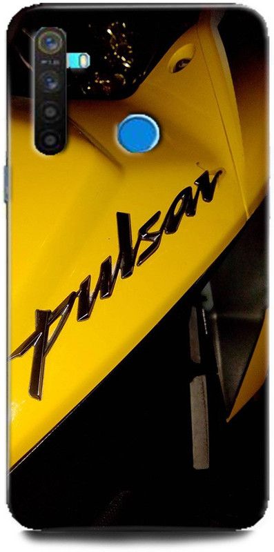 FIKORA Back Cover for Realme 5/RMX1911 PULSAR BIKE PRINTED  (Multicolor, Hard Case, Pack of: 1)