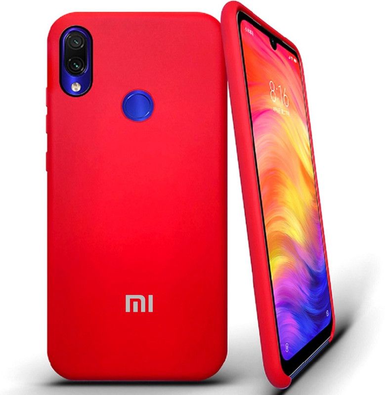 Fortify Back Cover for Mi Redmi Note 7S  (Red, Grip Case, Silicon, Pack of: 1)