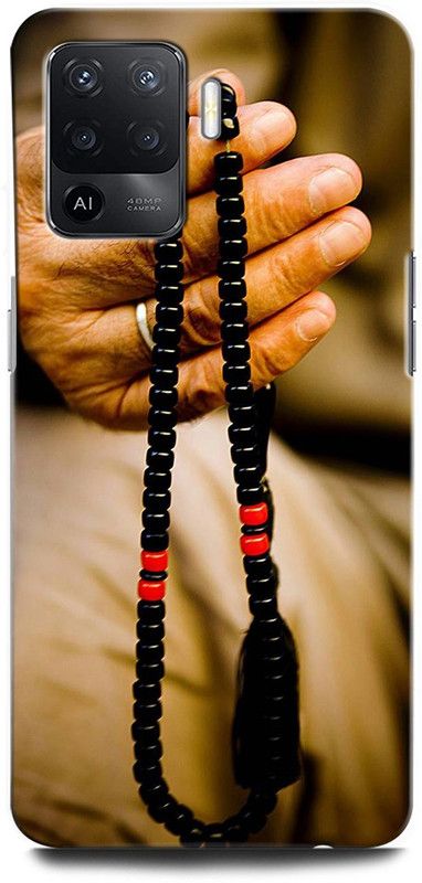 ORBIQE Back Cover for OPPO F19 Pro CPH2285 MALA, MONK, SPRITUAL, MEDITATION MALA, PRAYER  (Multicolor, Hard Case, Pack of: 1)