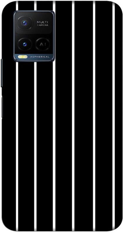 CROKIAN Back Cover for Vivo Y21 Designs Back Cover  (Black, Hard Case, Pack of: 1)