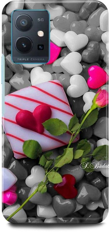 JUGGA Back Cover for OnePlus Nord CE 2 5G, LOVE, COUPLE, LOVERS, HEART, PINK, HEART  (Multicolor, Hard Case, Pack of: 1)