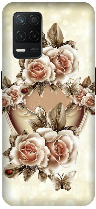 SAVETREE Back Cover for Realme 9 5G, RMX3388, ROS FLOWER, FLOWER, NATURE  (Multicolor, Dual Protection, Pack of: 1)