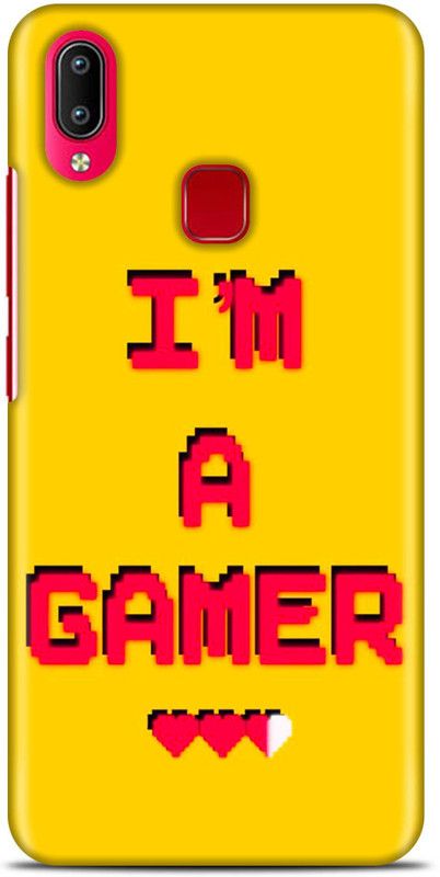 Sankee Back Cover for VIVO 1816  (Yellow, Hard Case)