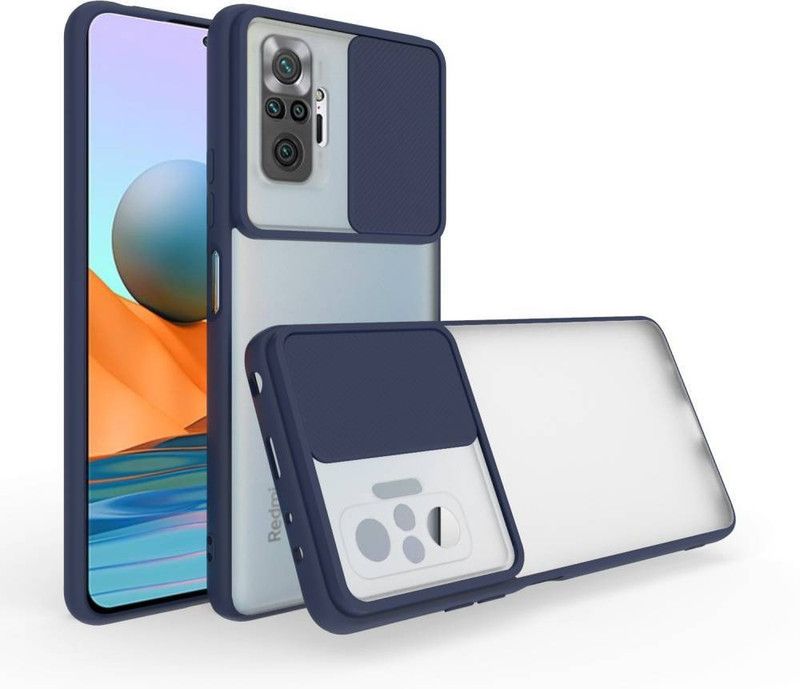 AOnes Back Cover for Redmi Note 10 Pro  (Blue, Cases with Holder, Pack of: 1)