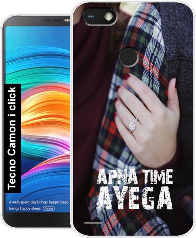 Coolcase Back Cover for Tecno Camon I Click Back Cover  (Multicolor, Grip Case, Silicon)