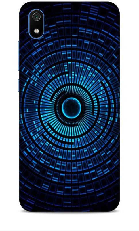 Keviv Back Cover for Redmi 7A  (Black, Blue, 3D Case, Pack of: 1)