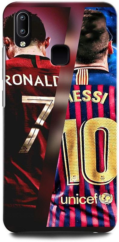 GRAFIQE Back Cover for Vivo Y95 1807/1818 CRISTIANO RONALDO, RONALDO 7, CR, 7, FOOTBALL, MESSI  (Multicolor, Shock Proof, Pack of: 1)