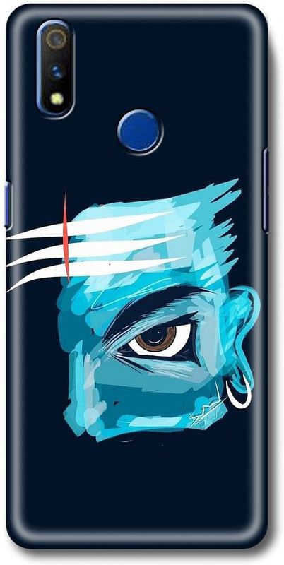 Zappy Back Cover for Realme 3, Realme 3i  (Blue, Hard Case)