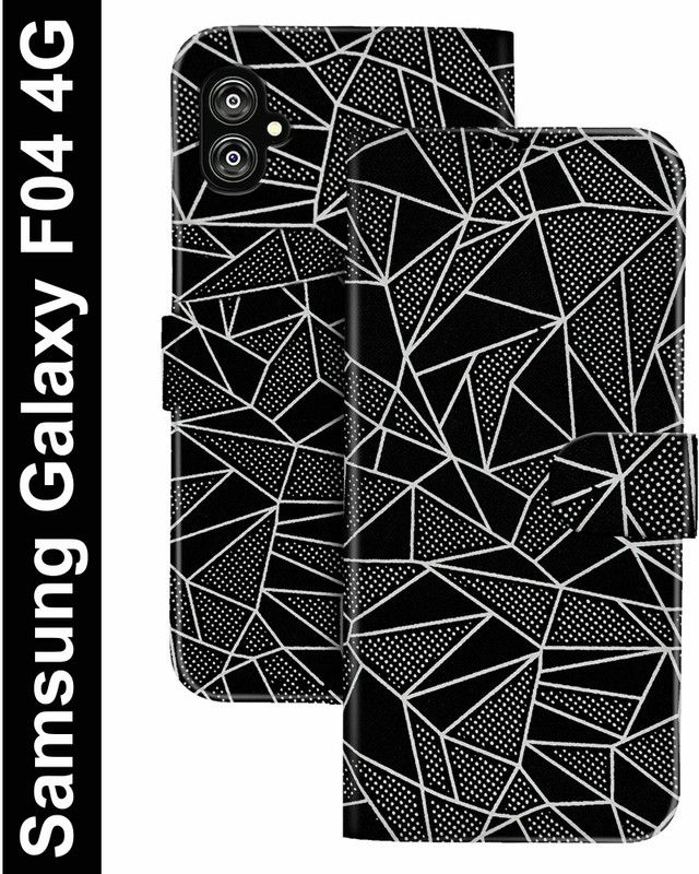 Knotyy Flip Cover for SAMSUNG Galaxy F04, Samsung F04  (Black, Dual Protection, Pack of: 1)