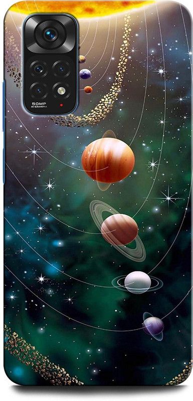 INTELLIZE Back Cover for Redmi Note 11S SPACE, UNIVERSE, PAINTING  (Multicolor, Hard Case, Pack of: 1)
