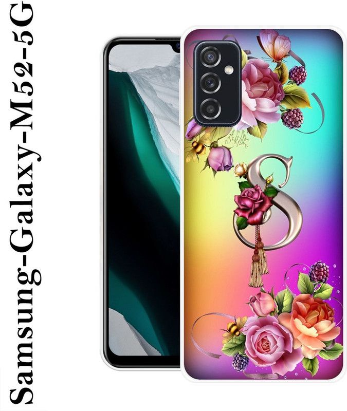 INDIALAND Back Cover for Samsung Galaxy M52 5G  (Multicolor, Grip Case, Silicon)