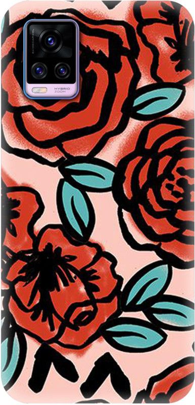 HIDENPILLAR Back Cover for Vivo V20  (Multicolor, Hard Case)