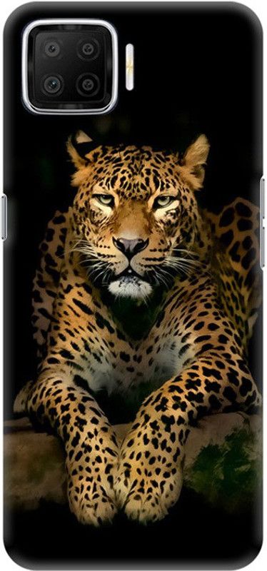 PNBEE Back Cover for Oppo F17, CPH2095 - Tiger Print  (Multicolor, Hard Case, Pack of: 1)