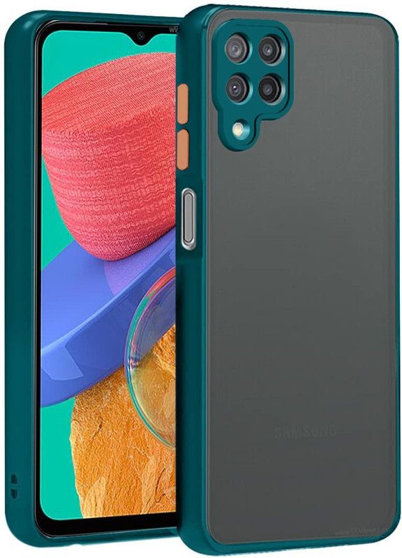 Amzio Back Cover for Samsung M33 5g  (Green)