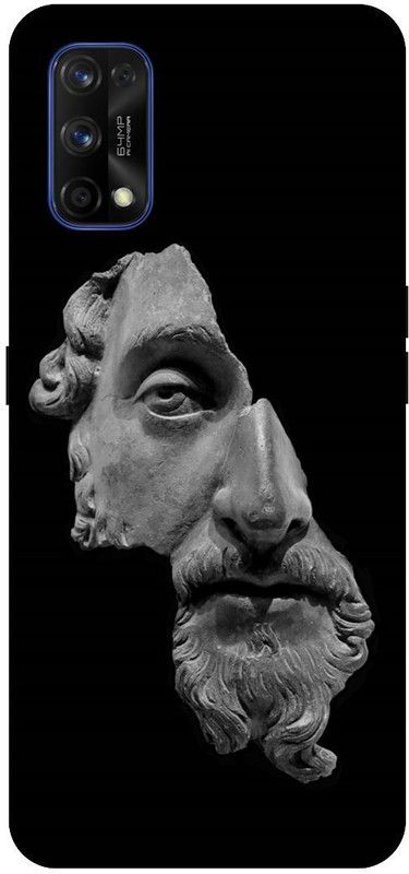 UMPRINT Back Cover for Realme 7 Pro Disillusioned Statue Aesthetics Printed Back Cover  (Multicolor, Hard Case, Pack of: 1)
