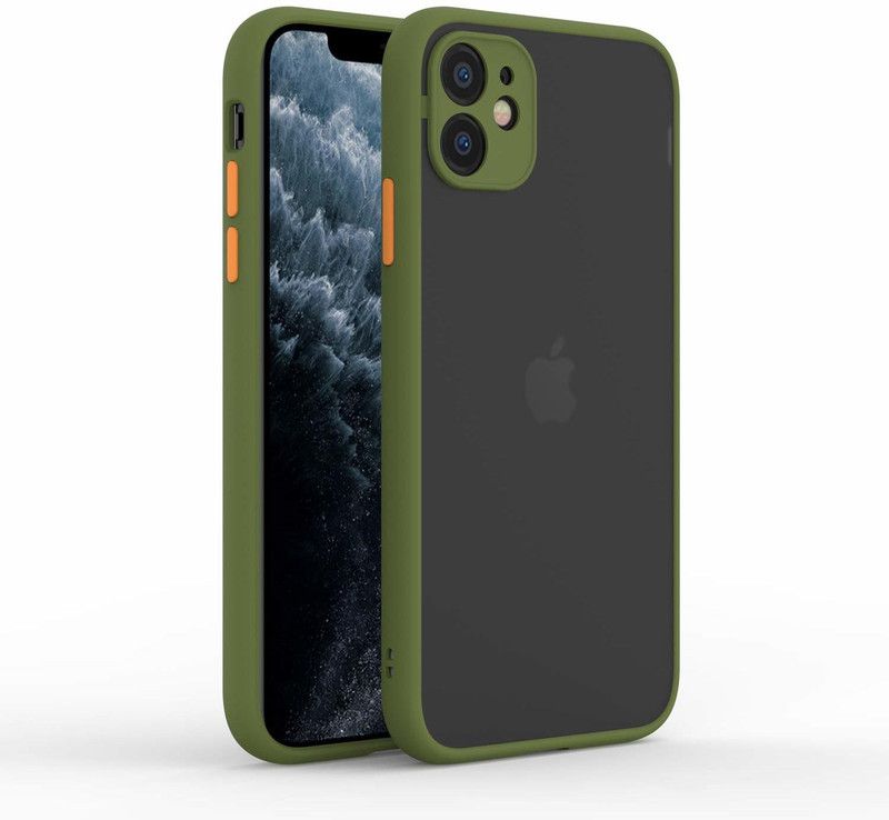 YOCOLOURS Back Cover for Apple iphone 11 Pro  (Green, Pack of: 1)