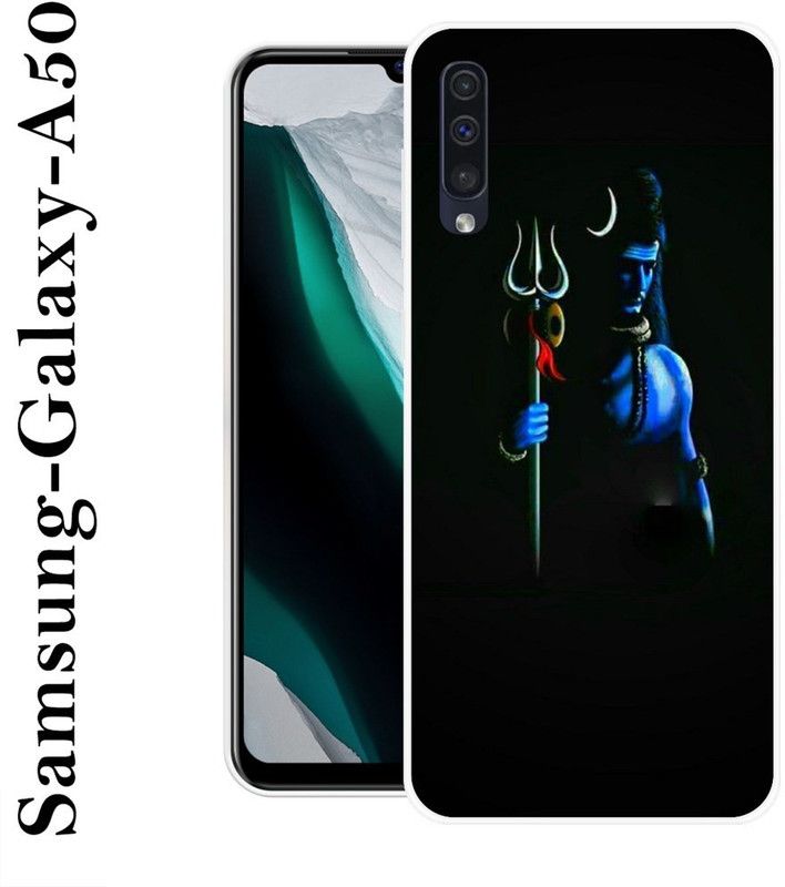 PALWALE BALAJI Back Cover for Samsung Galaxy A50  (Black, Blue, Grip Case, Silicon)
