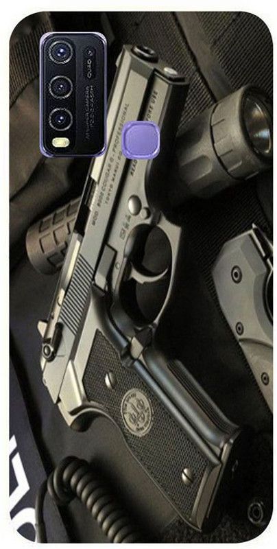 Skyhawk Back Cover for Vivo Y51a Pistol  (Multicolor, Waterproof, Silicon, Pack of: 1)