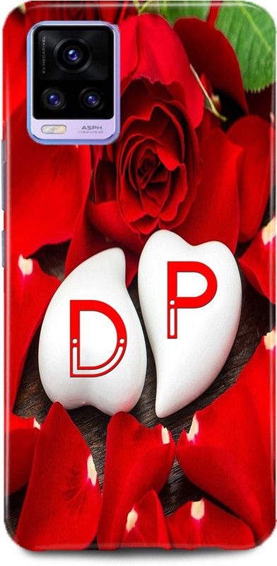 MP ARIES MOBILE COVER Back Cover for ViVO V20 Pro, 2018,D LOVES P NAME,D NAME, P LETTER, ALPHABET,D LOVE P NAME  (Multicolor, Hard Case)