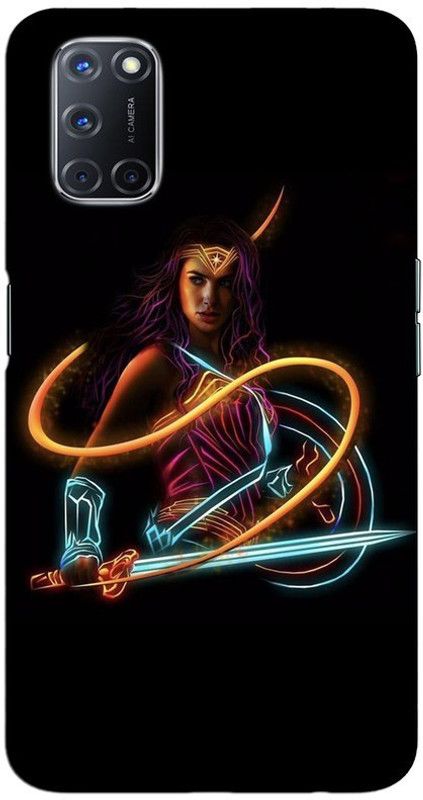 CROKIAN Back Cover for OPPO A52 wonder woman Back Cover  (Multicolor, Hard Case, Pack of: 1)